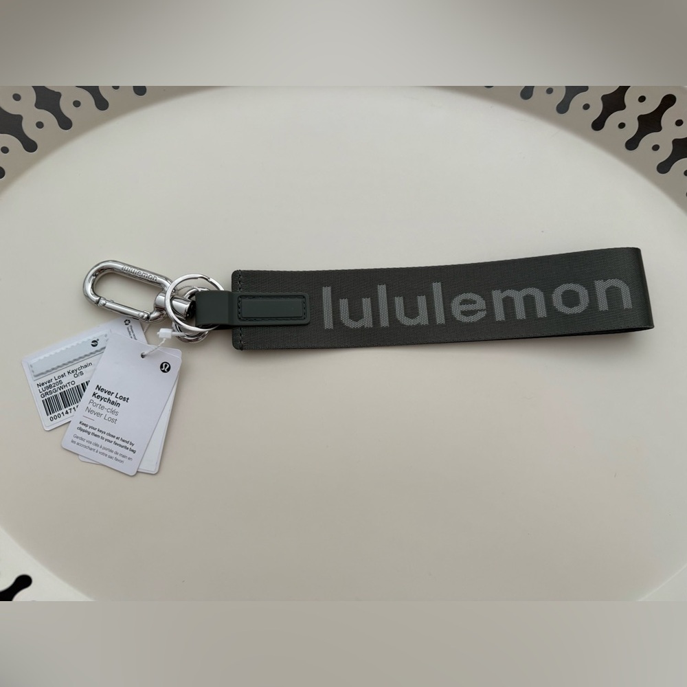 NWT Lululemon Never Lost Keychain